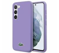 Lacoste LCHCS23SSLOU - Carcasa rígida de silicona para S23 S911, color morado