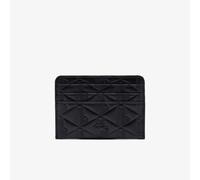 LACOSTE Leren Kaarthouder Maheki - Tarjetero, color negro