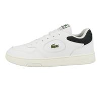 Lacoste Lineset - Tenis de Piel para Hombre, Color Blanco, Talla 43 EU, Blanco/Verde, 43 EU