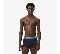 Lacoste de los hombres Pack de 3 baÃºles elásticos de algodón, Negro