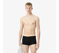 LACOSTE Lote de 5 boxers de algodón stretch. Color Noir + ceint. Multicolore