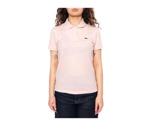 Lacoste - Maglietta M/C Polo Shirt - Tops - Mujer - Rosa - XS -