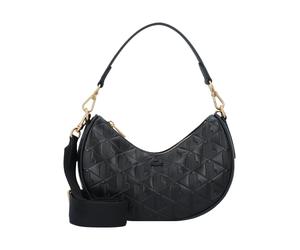 Lacoste Maheki Bolsa de hombro Piel natural 24 cm negro