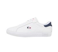 Lacoste Men's Powercourt Sneakers, Zapatillas Hombre, Blanco/Azul Marino/Rojo, 44.5 EU