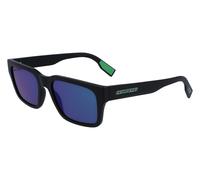 Lacoste men's sunglasses l6004s - matte black with solid smoke w/green