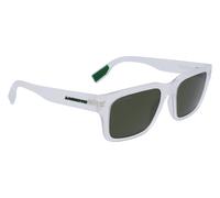 Lacoste men's sunglasses l6004s - matte crystal with solid green lens