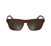 Lacoste Men's Sunglasses L6058S - Matte Red with Solid Brown Lens