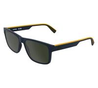 Lacoste Men's Sunglasses L6076S - Matte Blue with Solid Dark Khaki Lens