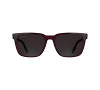Lacoste Men's Sunglasses L6077S - Transparent Burgundy with Solid Dark Wine Lens