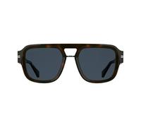 Lacoste Men's Sunglasses L6094S - Dark Havana with Solid Blue Lens