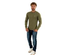 Lacoste Men's Sweater Suéter, Caqui, XL para Hombre