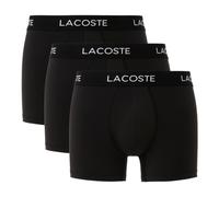 Lacoste Microfiber Trunks 3-Pack Black Shorts para hombre M