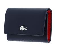LACOSTE monedero Compact Wallet Marine 166 Rouge