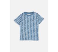 Lacoste Monogram Print Tee 12A Azul