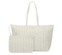 Lacoste Monogram Zely Bolsa de compras 37 cm beige