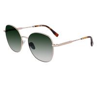 Lacoste Mujer L257S 710 Gafas de sol Metal Oro Verde Redonda Normal Sombreado