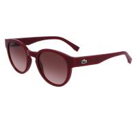 Lacoste Mujer L6000S 603 Gafas de sol Bio-inyección Rojo Rojo Redonda Normal Normal