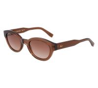 Lacoste Mujer L6024S 210 Gafas de sol Inyección biológica Marrón Redonda Normal Normal