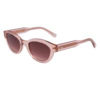 Lacoste Mujer L6024S 662 Gafas de sol Inyección biológica Rosa Redonda Normal Normal