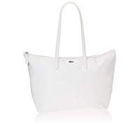 Lacoste NF1888PO, Bolso Bandolera para Mujer, Blanco (Blanco Brillante), 14.5x30x34.5 centimeters (W x H x L)