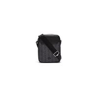 Lacoste - NH3653LX, Bolso cruzado hombre Hombre, Allover Monogram Noir Gri, Taille unique