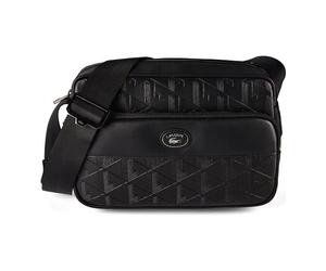 Lacoste Nomogramme Bolsa de hombro 24 cm negro