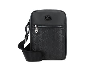 Lacoste Nomogramme Bolsa de hombro Piel natural 16 cm negro