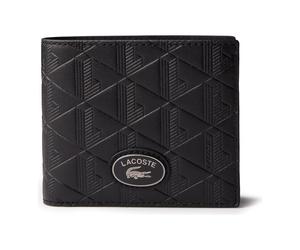 Lacoste Nomogramme Cartera Piel 11.5 cm negro