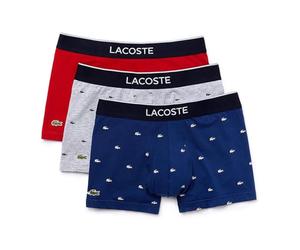 Lacoste - Pack de Boxers Mini Crocos - Underwear - Hombre - Multicolor - S -