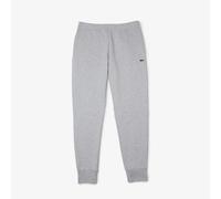 LACOSTE Pantalón de jogging slim de algodón. Color Gris Jaspeado