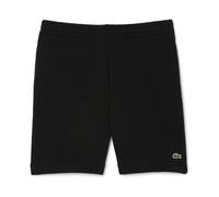 Lacoste- Pantalones Cortos de Felpa de Corte Regular- Shorts- Hombre- Negro- M- Pantalones Cortos de Felpa de Corte Regular