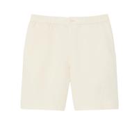 Lacoste- Pantalones Cortos Regular Fit de Mezcla de Lino y Sarga- Shorts- Hombre- Beige- XL- Pantalones Cortos Regular Fit de Mezcla de Lino y Sarga