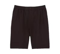 Lacoste - Pantalones Cortos Regular Fit de Mezcla de Lino y Sarga - Shorts - Hombre - Marrón - S -