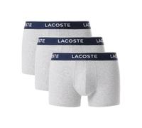 Lacoste Paquete de 3 Calzoncillos elásticos para Hombre 5H1300 (Paquete de 1), Chino Plateado, L