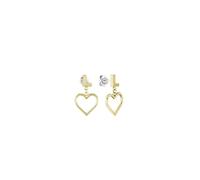 Lacoste Pendientes para Mujer Colección VOLTE de Acero inoxidable, Oro (Yellow Gold), Talla única