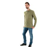 Lacoste PH4012 - Polo de manga corta para hombre, 2 botones, corte ajustado, caqui, L