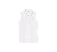 Lacoste- Polo Blanco con Botones de Nácar- Tops- Mujer- Blanco- XL- Polo Blanco con Botones de Nácar
