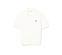 Lacoste- Polo de Punto Bou e Corte Clásico- Tops- Hombre- Blanco- 3XL- Polo de Punto Bou e Corte Clásico