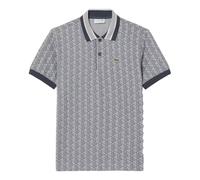 Lacoste- Polo de Jacquard con Monograma de Corte Clásico- Tops- Hombre- Gris- S- Polo de Jacquard con Monograma de Corte Clásico