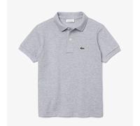 Lacoste Polo de manga corta. Talla 108 cm (5 años). Color Gris