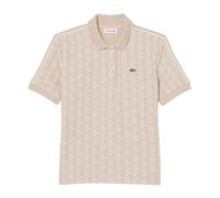 Lacoste - Polo Slim FIT EN Jacquard CON Monograma - Tops - Mujer - Beige - L -