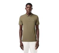 Lacoste Polo Verde Kaki De Piqué De Corte Ajustado L.12.12