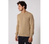 Lacoste Pull à col rond en coton XL Beige