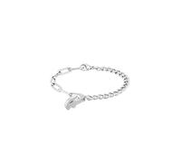 Lacoste Pulsera de Cadena para Mujer Colección CROCODILE en Acero Inoxidable con un Charm en forma de Cocodrilo - 2040146