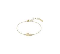 Lacoste Pulsera de cadena para Mujer Colección CROCODILE, Oro (Carnation Gold), Talla única