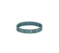 Lacoste Pulsera de Eslabones para Hombre Colección METROPOLE en Acero Inoxidable con Acabado Verde - 2040420