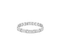 Lacoste Pulsera de Eslabones para Hombre Colección STENCIL en Acero Inoxidable Adornado con un Patrón Petit Piqué - 2040188