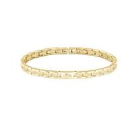 Lacoste Pulsera de Eslabones para Mujer Colección METROPOLE en Oro Amarillo con Petit Piqué Grabado - 2040465
