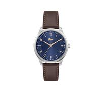 LACOSTE Reloj analógico 'LISBON' marino / marrón / plata, Talla One Size