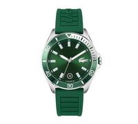 Lacoste Reloj Analógico de Cuarzo para Hombre Colección TIEBREAKER con Correa de Silicona Verde - 2011263